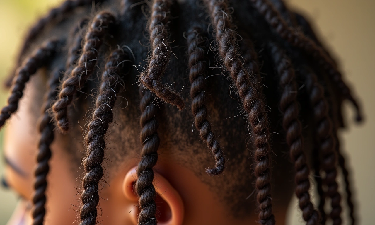 Close-up of diverse textures of styled natural hair with various accessories., photorealistic, 8k, highly detailed, cinematic lighting