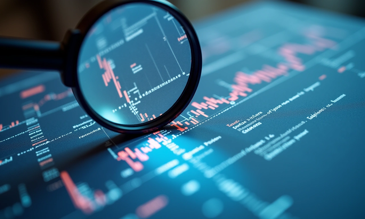 A magnifying glass hovering over a digital document, highlighting areas of improvement in text., photorealistic, 8k, highly detailed, cinematic lighting